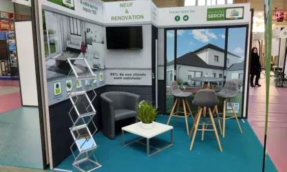 Stand Maisons SERCPI au salon de l'habitat de Bourges 2026