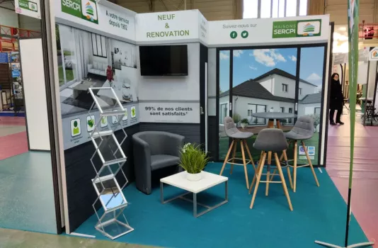 Stand Maisons SERCPI au salon de l'habitat de Bourges 2026