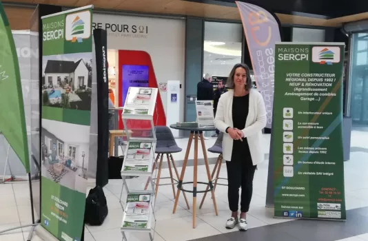 Stand Maisons SERCPI au E.Leclerc Saint-Doulchard
