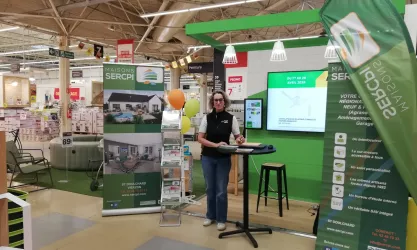 Stand Maisons SERCPI au magasin Leroy Merlin