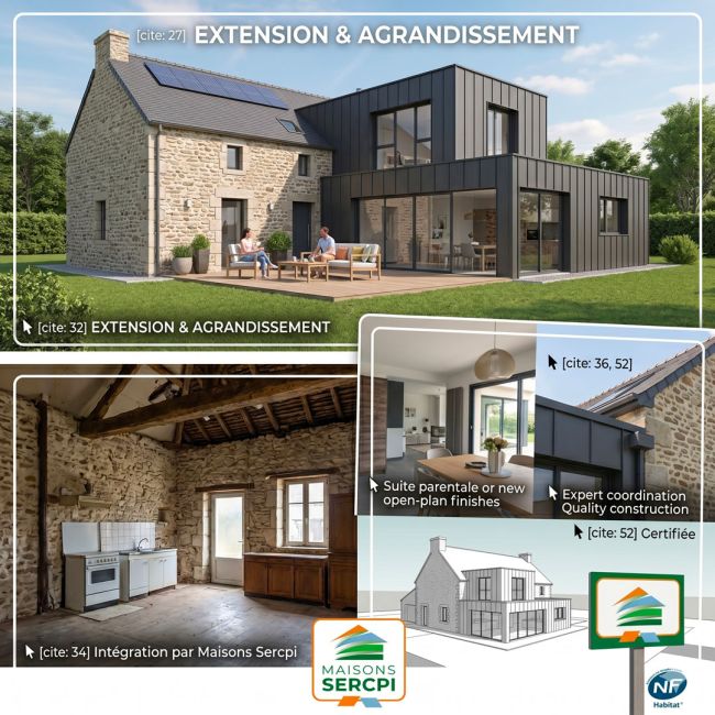 extension agrandissement SERCPI maisons Cher