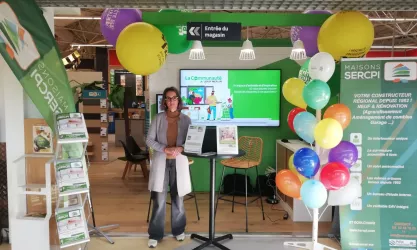 Stand Maisons SERCPI au magasin Leroy Merlin