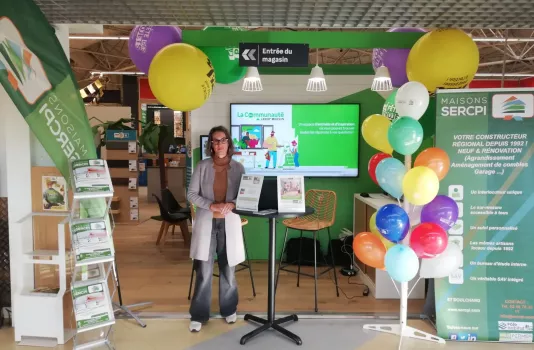Stand Maisons SERCPI au magasin Leroy Merlin