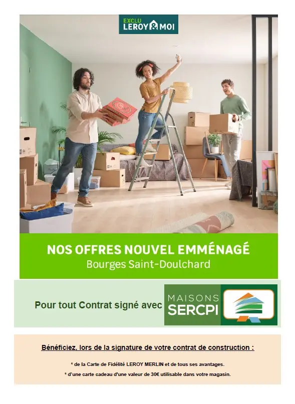 Offres SERCPI nouvel emménagé